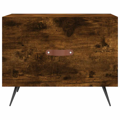 vidaXL Coffee Tables 2 pcs Smoked Oak 50x50x40 cm Engineered Wood