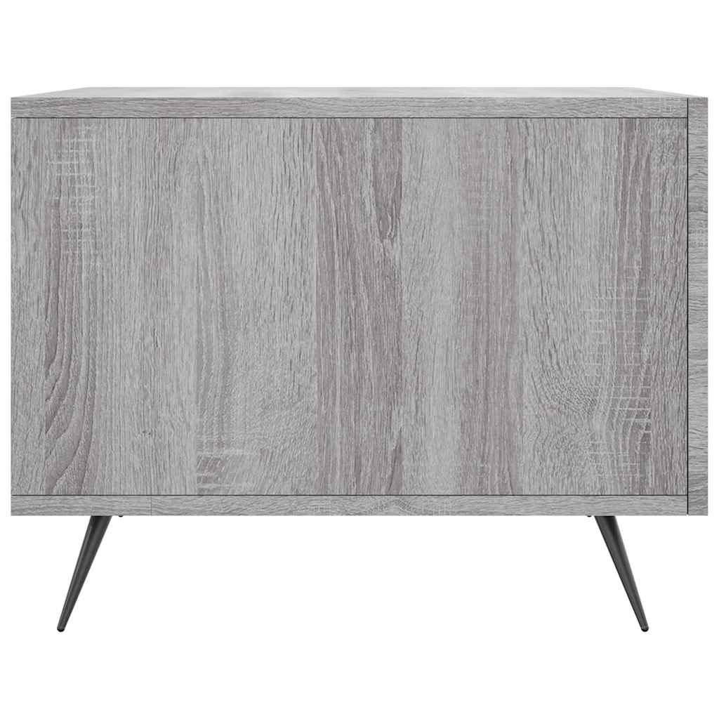 vidaXL Coffee Table Grey Sonoma 50x50x40 cm Engineered Wood