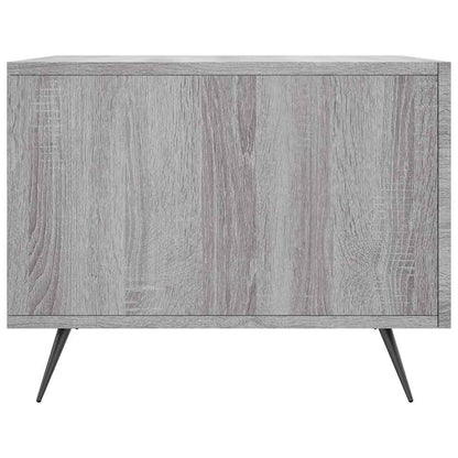 vidaXL Coffee Table Grey Sonoma 50x50x40 cm Engineered Wood