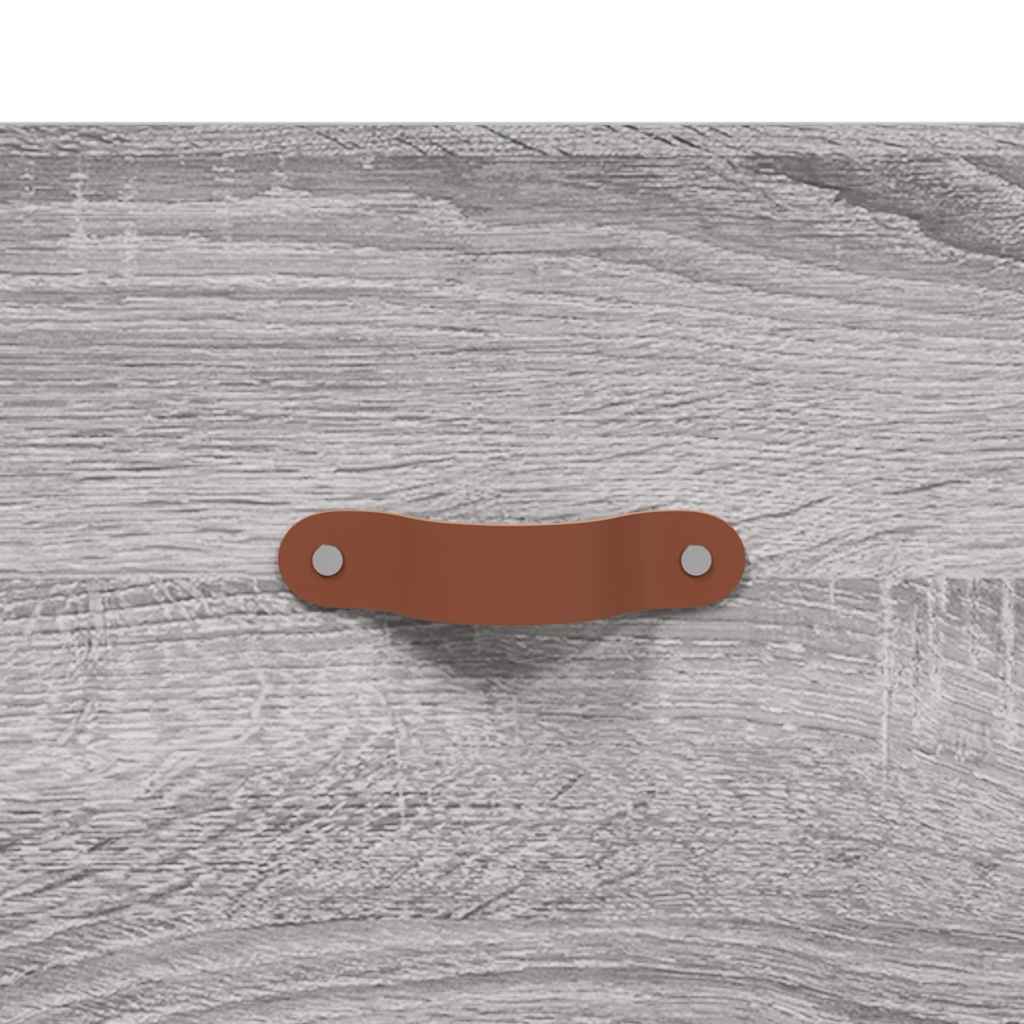 vidaXL Coffee Table Grey Sonoma 50x50x40 cm Engineered Wood