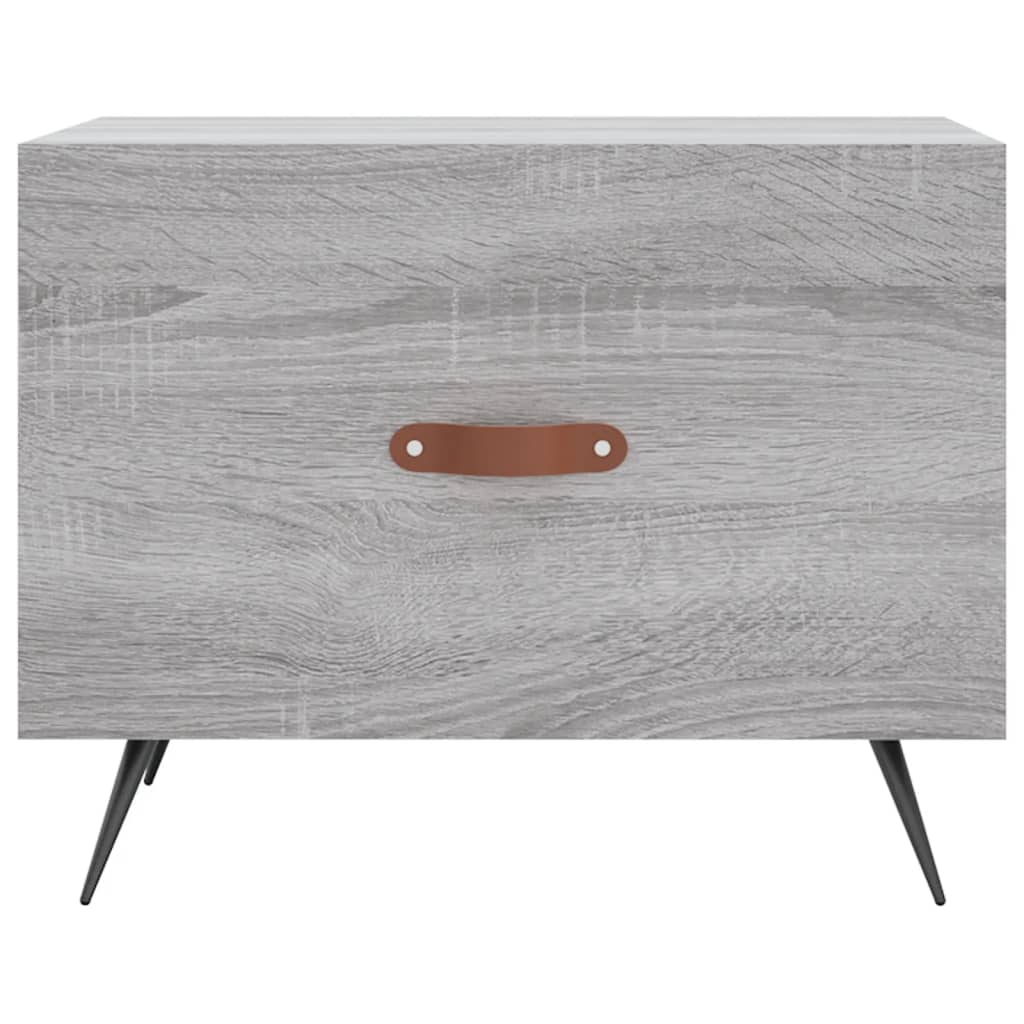 vidaXL Coffee Tables 2 pcs Grey Sonoma 50x50x40 cm Engineered Wood