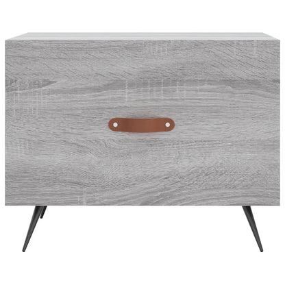 vidaXL Coffee Tables 2 pcs Grey Sonoma 50x50x40 cm Engineered Wood