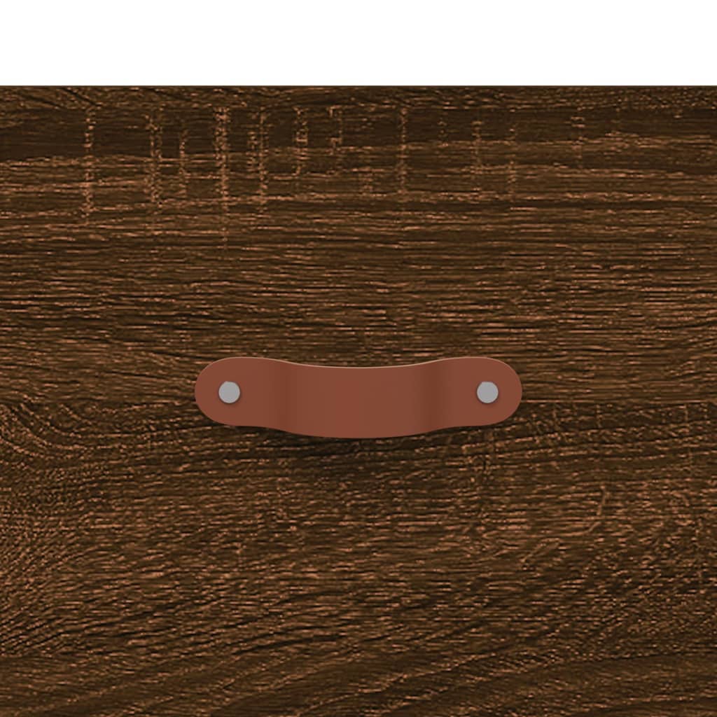 vidaXL Coffee Table Brown Oak 50x50x40 cm Engineered Wood