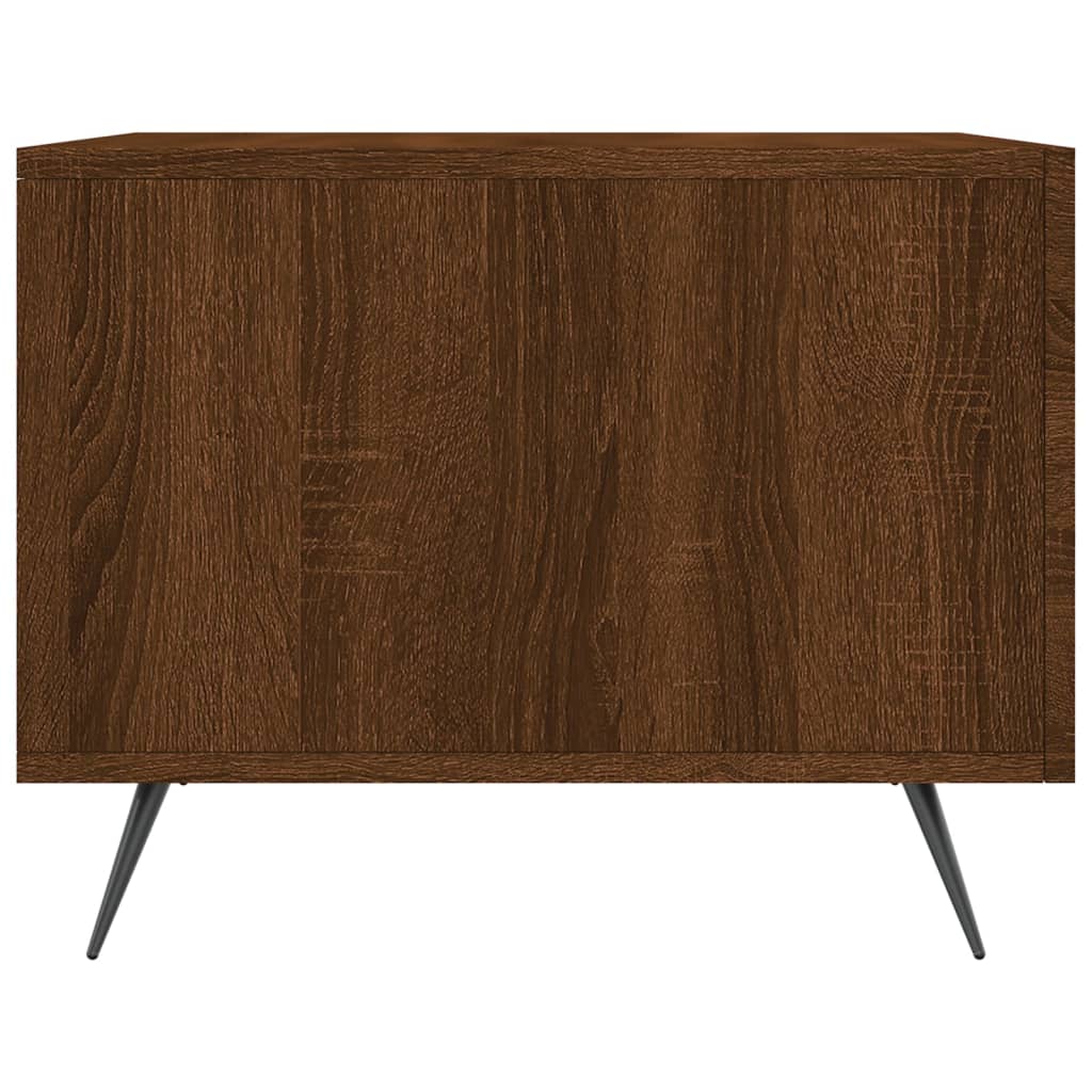 vidaXL Coffee Tables 2 pcs Brown Oak 50x50x40 cm Engineered Wood