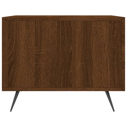 vidaXL Coffee Tables 2 pcs Brown Oak 50x50x40 cm Engineered Wood