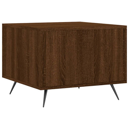 vidaXL Coffee Tables 2 pcs Brown Oak 50x50x40 cm Engineered Wood