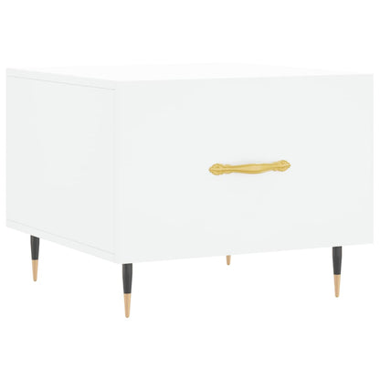 vidaXL Coffee Table White 50x50x40 cm Engineered Wood