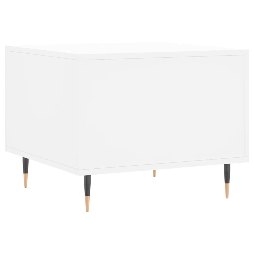 vidaXL Coffee Table White 50x50x40 cm Engineered Wood