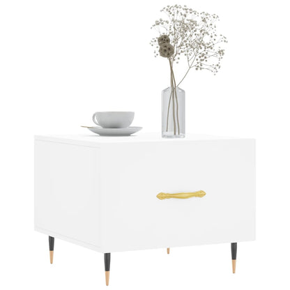 vidaXL Coffee Tables 2 pcs White 50x50x40 cm Engineered Wood
