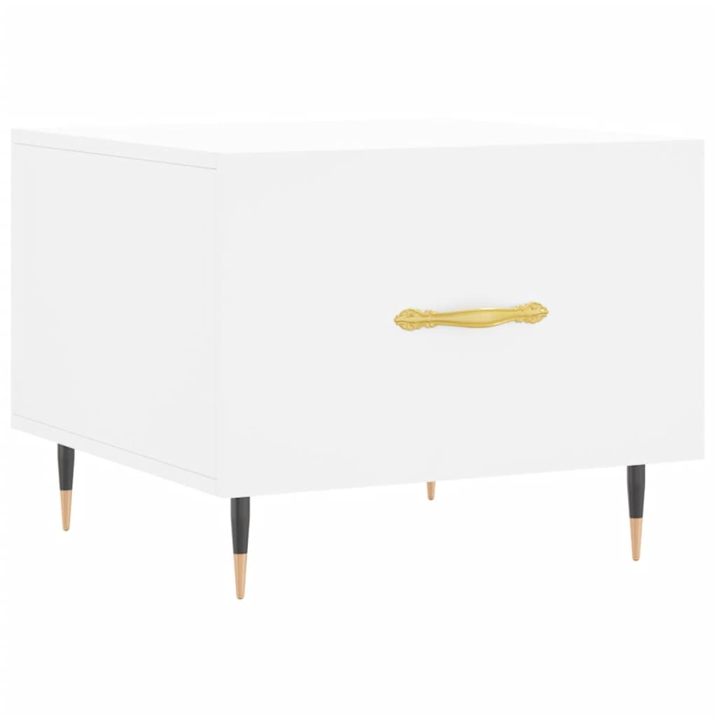 vidaXL Coffee Tables 2 pcs White 50x50x40 cm Engineered Wood