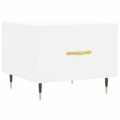 vidaXL Coffee Tables 2 pcs White 50x50x40 cm Engineered Wood