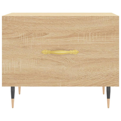 vidaXL Coffee Table Sonoma Oak 50x50x40 cm Engineered Wood