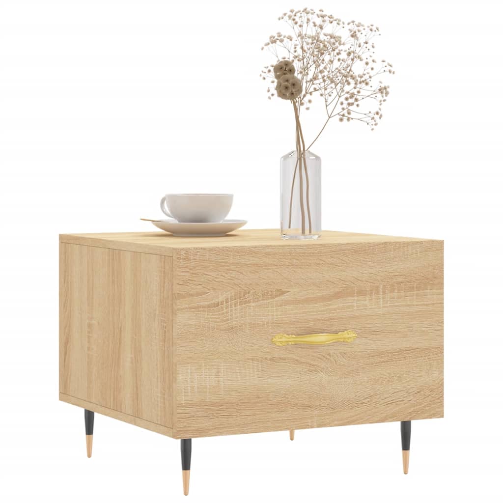 vidaXL Coffee Tables 2 pcs Sonoma Oak 50x50x40 cm Engineered Wood