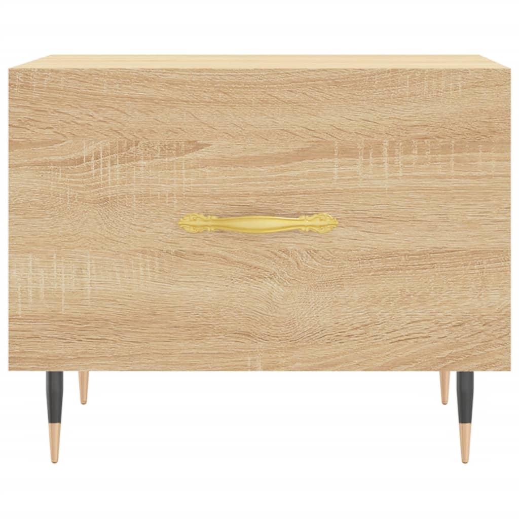 vidaXL Coffee Tables 2 pcs Sonoma Oak 50x50x40 cm Engineered Wood