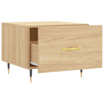 vidaXL Coffee Tables 2 pcs Sonoma Oak 50x50x40 cm Engineered Wood