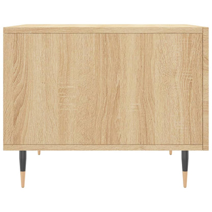 vidaXL Coffee Tables 2 pcs Sonoma Oak 50x50x40 cm Engineered Wood