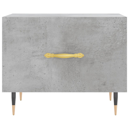vidaXL Coffee Table Concrete Grey 50x50x40 cm Engineered Wood