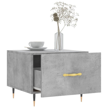 vidaXL Coffee Tables 2 pcs Concrete Grey 50x50x40 cm Engineered Wood