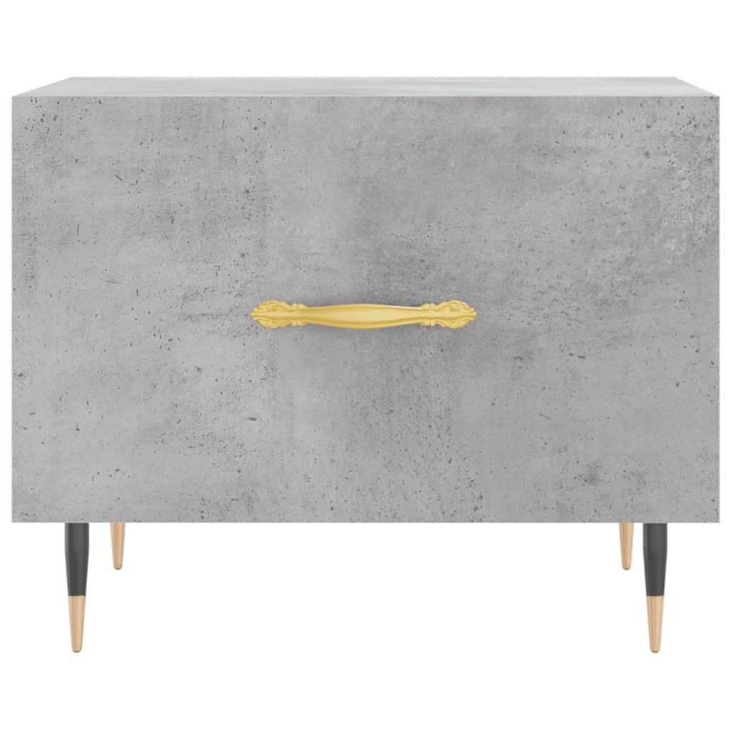 vidaXL Coffee Tables 2 pcs Concrete Grey 50x50x40 cm Engineered Wood