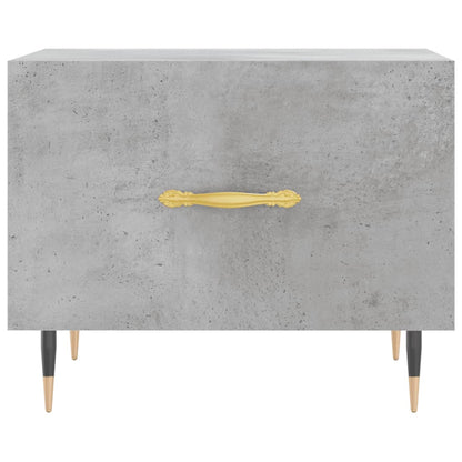 vidaXL Coffee Tables 2 pcs Concrete Grey 50x50x40 cm Engineered Wood
