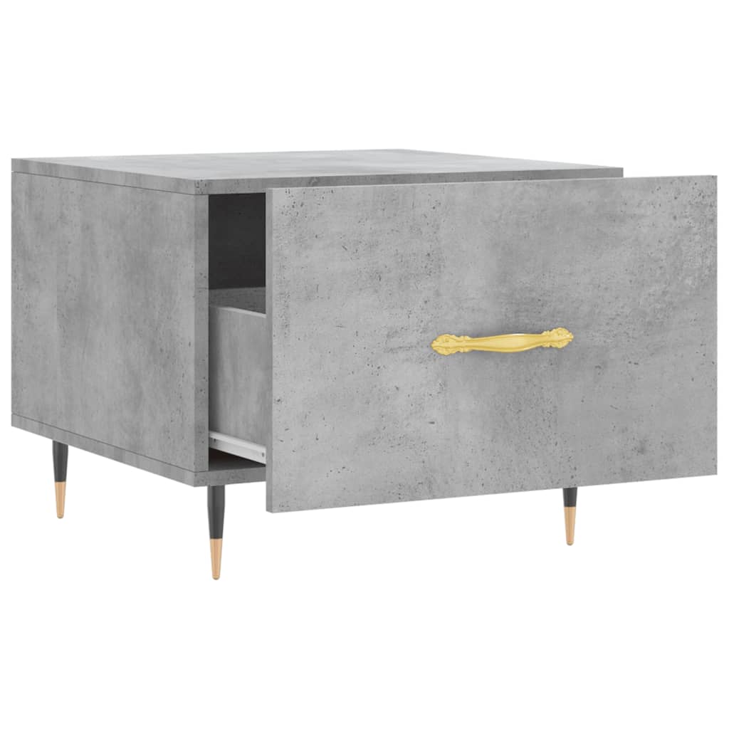 vidaXL Coffee Tables 2 pcs Concrete Grey 50x50x40 cm Engineered Wood