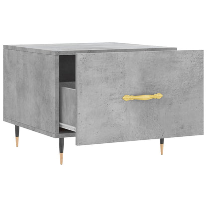 vidaXL Coffee Tables 2 pcs Concrete Grey 50x50x40 cm Engineered Wood