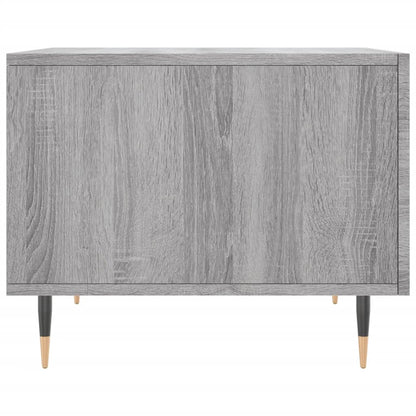 vidaXL Coffee Table Grey Sonoma 50x50x40 cm Engineered Wood