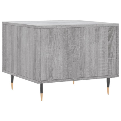 vidaXL Coffee Table Grey Sonoma 50x50x40 cm Engineered Wood