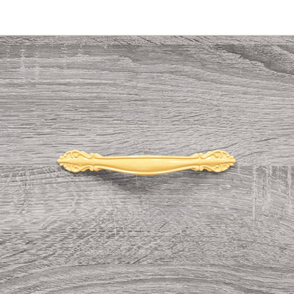 vidaXL Coffee Table Grey Sonoma 50x50x40 cm Engineered Wood
