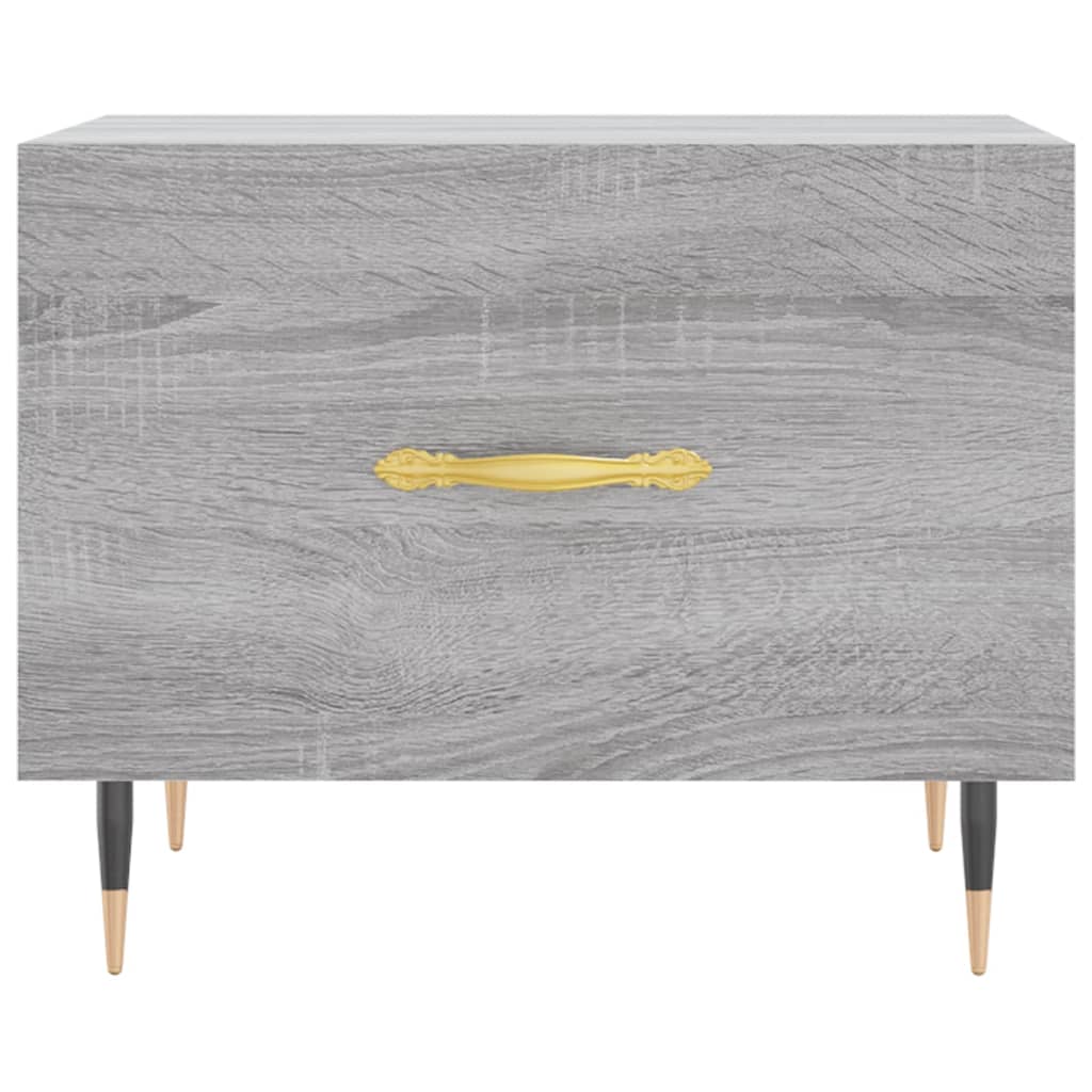 vidaXL Coffee Tables 2 pcs Grey Sonoma 50x50x40 cm Engineered Wood