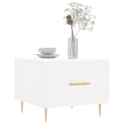 vidaXL Coffee Tables 2 pcs White 50x50x40 cm Engineered Wood