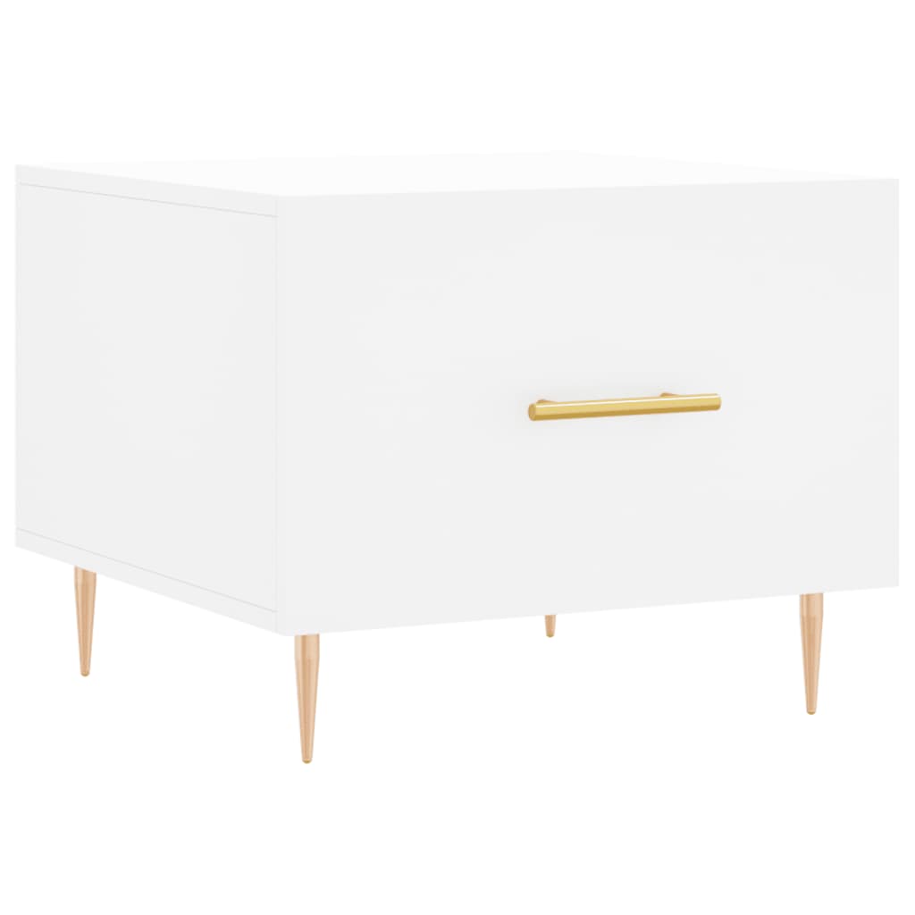 vidaXL Coffee Tables 2 pcs White 50x50x40 cm Engineered Wood