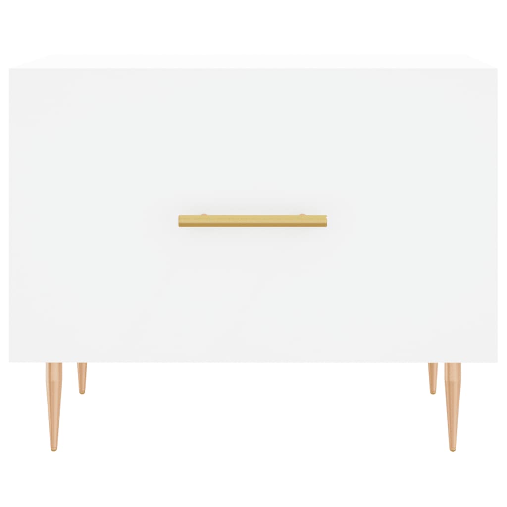 vidaXL Coffee Tables 2 pcs White 50x50x40 cm Engineered Wood