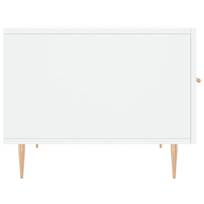 vidaXL Coffee Tables 2 pcs White 50x50x40 cm Engineered Wood
