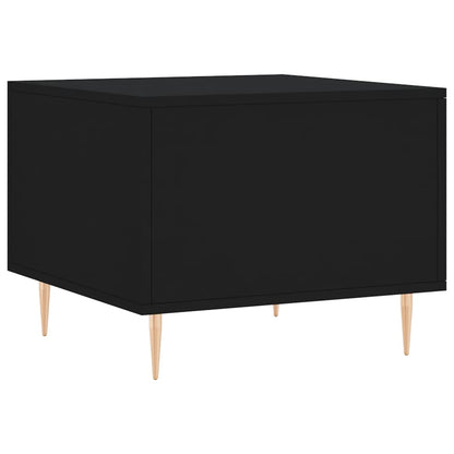vidaXL Coffee Tables 2 pcs Black 50x50x40 cm Engineered Wood