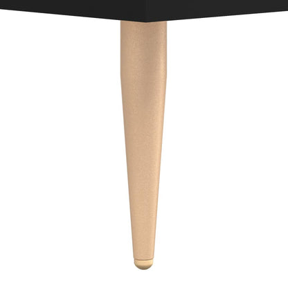vidaXL Coffee Tables 2 pcs Black 50x50x40 cm Engineered Wood