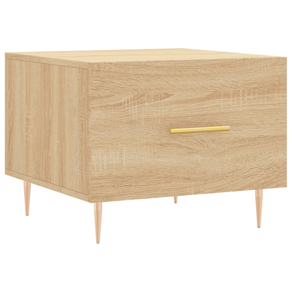 vidaXL Coffee Table Sonoma Oak 50x50x40 cm Engineered Wood
