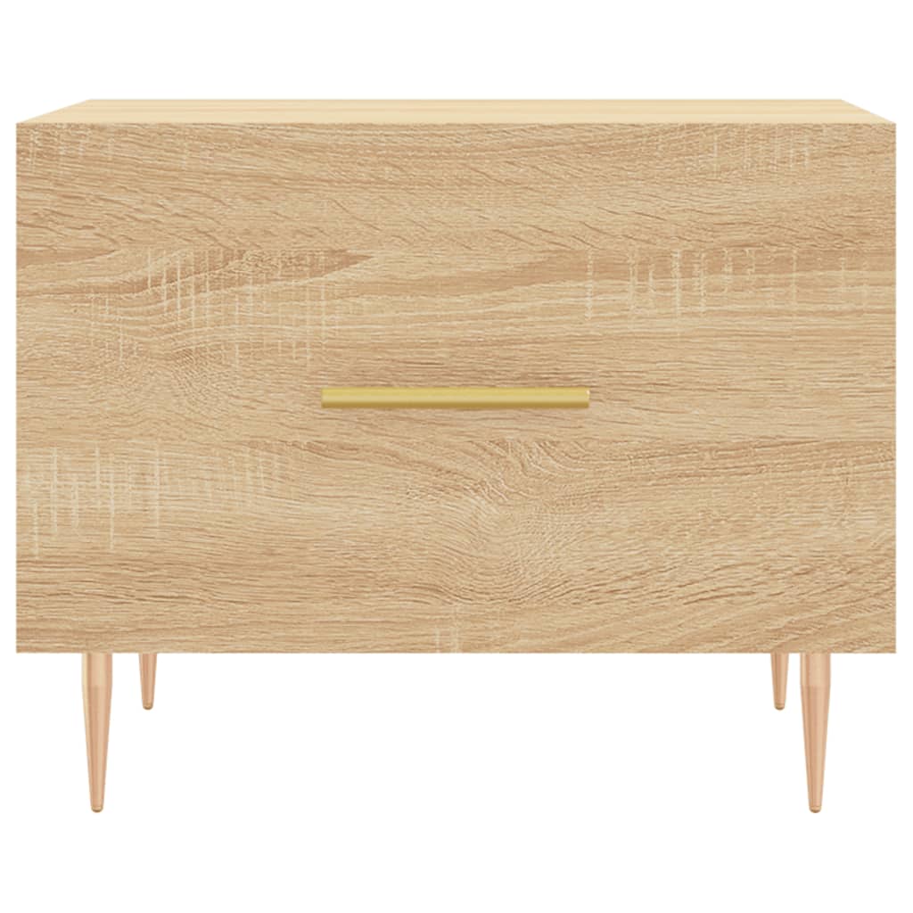 vidaXL Coffee Table Sonoma Oak 50x50x40 cm Engineered Wood