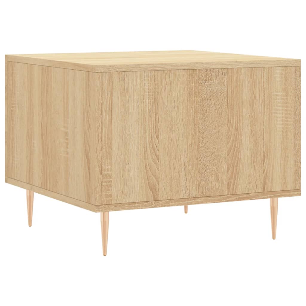 vidaXL Coffee Table Sonoma Oak 50x50x40 cm Engineered Wood