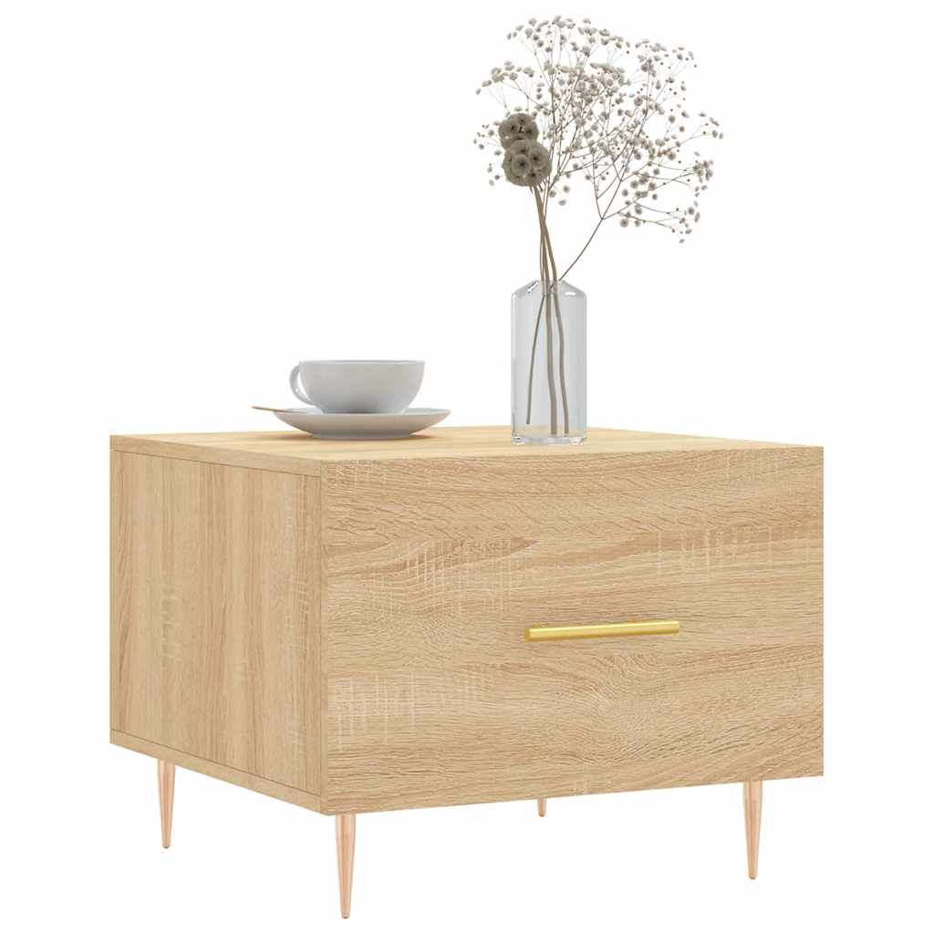 vidaXL Coffee Tables 2 pcs Sonoma Oak 50x50x40 cm Engineered Wood