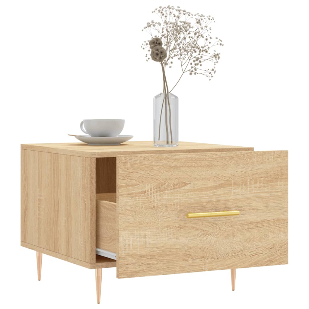 vidaXL Coffee Tables 2 pcs Sonoma Oak 50x50x40 cm Engineered Wood