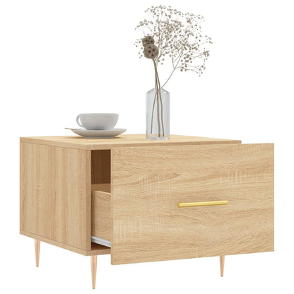 vidaXL Coffee Tables 2 pcs Sonoma Oak 50x50x40 cm Engineered Wood