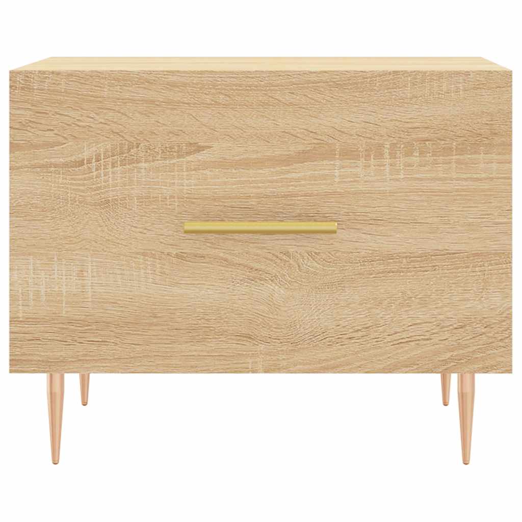 vidaXL Coffee Tables 2 pcs Sonoma Oak 50x50x40 cm Engineered Wood