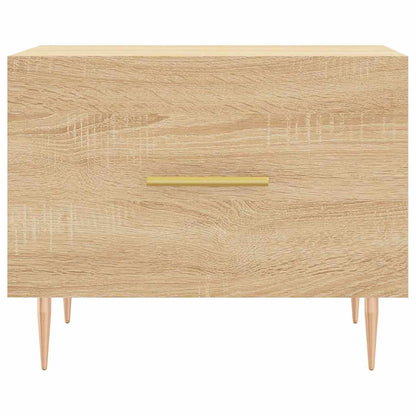 vidaXL Coffee Tables 2 pcs Sonoma Oak 50x50x40 cm Engineered Wood