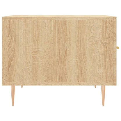 vidaXL Coffee Tables 2 pcs Sonoma Oak 50x50x40 cm Engineered Wood