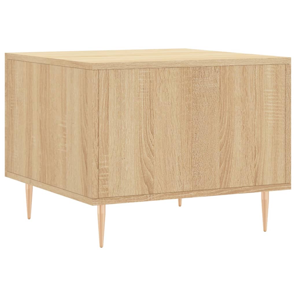 vidaXL Coffee Tables 2 pcs Sonoma Oak 50x50x40 cm Engineered Wood