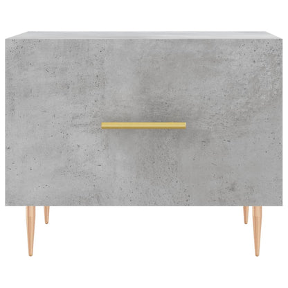 vidaXL Coffee Table Concrete Grey 50x50x40 cm Engineered Wood