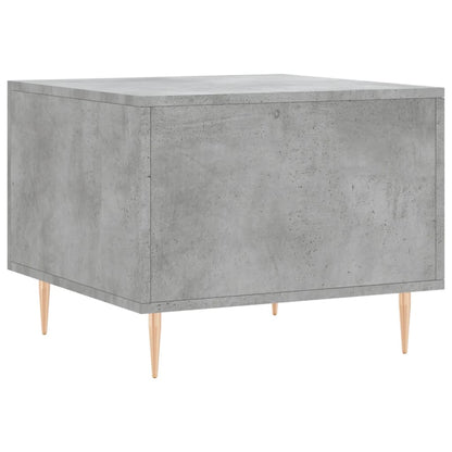 vidaXL Coffee Table Concrete Grey 50x50x40 cm Engineered Wood