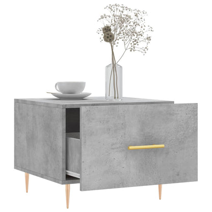 vidaXL Coffee Tables 2 pcs Concrete Grey 50x50x40 cm Engineered Wood