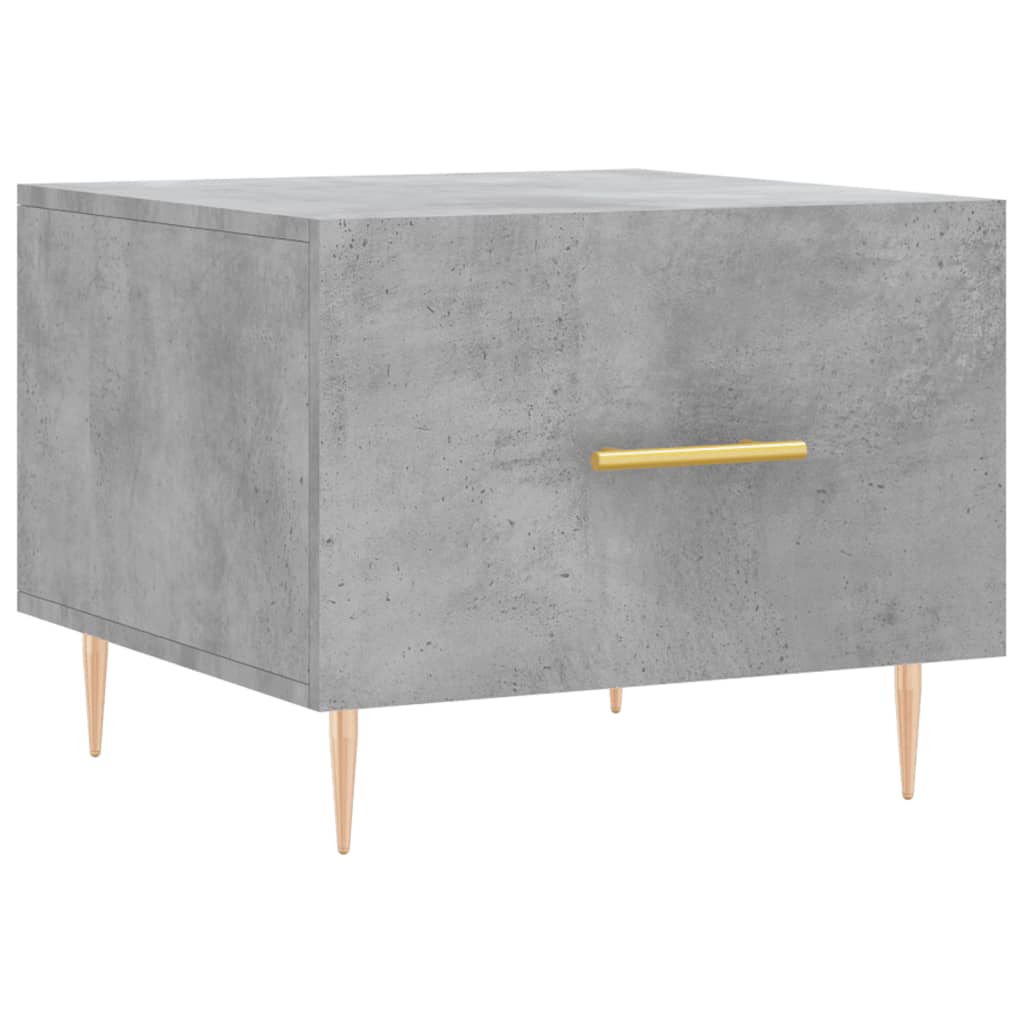 vidaXL Coffee Tables 2 pcs Concrete Grey 50x50x40 cm Engineered Wood